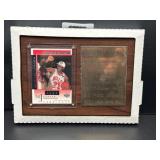 Michael Jordan Upper Deck Plaque Display