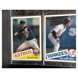 (8) 1985 Topps Giant Baseball Cards