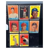 (8) 1958 Topps Baseball Cards
