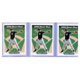 (3) 1993 Topps Derek Jeter Rookie Cards
