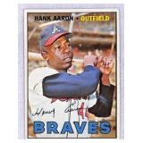 1967 Topps Hank Aaron Nice Shape Centered