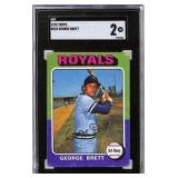 1975 Topps George Brett #228 SGC 2