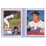 1983/1985 Topps Wade Boggs/ Roger Clemens RC