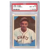 1960 Fleer Carl Hubbell #4 (PSA NM-MT 8)