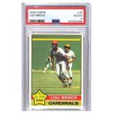 1976 Topps Lou Brock #10 PSA VG-EX 4
