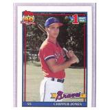 1991 / 1992 Chipper Jones Baseball Cards