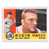 1960 Topps Roger Maris Baseball Card #377
