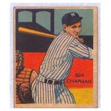 1935 Diamond Stars Ben Chapman Baseball Card