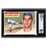 1956 Topps #79 Sandy Koufax SGC 5