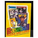 1989 Donruss Baseball Puzzle and Cards Set