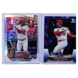 (2) Jordan Walker Bowman Chrome Rookie Cards