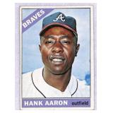 1966 Topps Hank Aaron #500 Crease Free