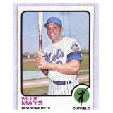 1973 Topps Willie Mays Nice Shape #305