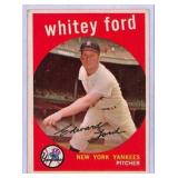 1959 Topps Whitey Ford Baseball Card #430