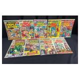 Marvel Triple Action Comic Lot (9 Issues)