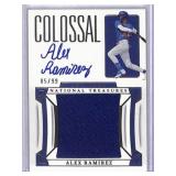 2023 Panini Alex Ramirez Signed Jersey Card