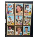 54 1968 Topps Baseball Cards