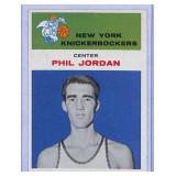 1961 Fleer Basketball Card Phil Jordan