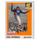 1955 Topps All-American Paul Governali