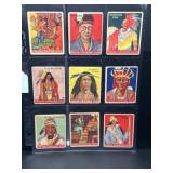 1933 Goudey Indian Gum (9 Cards)