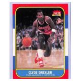 1986 Fleer Clyde Drexler Basketball Card #26