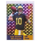 Tom Brady Michigan Rookie Novelty Card