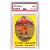 1958 Topps Eddie LeBaron Card #112 Graded PSA 6