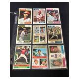 (9) 1970's Topps Baseball Stars Cards