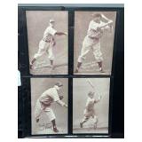 (4) Baseball Exhibit Cards, 1947-66