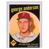 1959 Topps Sparky Anderson Rookie Card #338