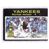 1971 Topps Thurman Munson Baseball Card