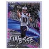 2024 Topps Chrome Finesse Drake Maye Rookie Card