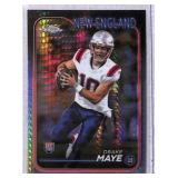 2024 Topps Chrome Drake Maye Rookie Football Card