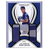 2023 Panini Immaculate Bobby Miller Patch Card 4/5