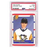 1990 Score Jaromir Jagr #428 Hockey Card, PSA 8