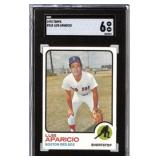 1973 Topps #165 Luis Aparicio SGC 6