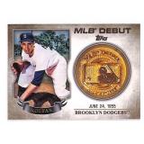 2016 Topps MLB Debut Medallion Sandy Koufax Card