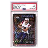 2024 Topps Chrome Drake Maye X-Fractor PSA 9