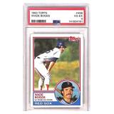 1983 Topps Wade Boggs Rookie Card #498 PSA 4