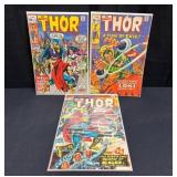 3 Marvel Thor Comic Books