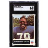 1965 Philadelphia Roosevelt Brown #115 SGC 6