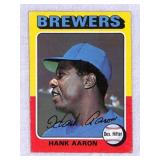 1975 Topps Hank Aaron Baseball Card #660