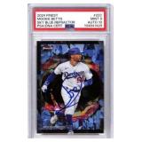 2024 Topps Finest Mookie Betts Auto PSA 9/10