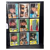 (9) 1960 Topps Baseball Cards