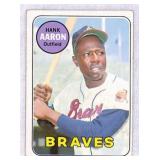 1969 Topps Hank Aaron Baseball Card #100