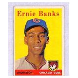 1958 Topps Ernie Banks Baseball Card #310