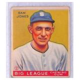 1933 Goudey Baseball Card No. 81, Sam Jones