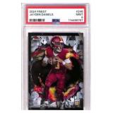 2024 Topps Finest Jayden Daniels Rc #246, Psa 9