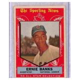 1959 Topps Ernie Banks Baseball Card #559