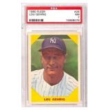 1960 Fleer Lou Gehrig Baseball Card #28 PSA 7